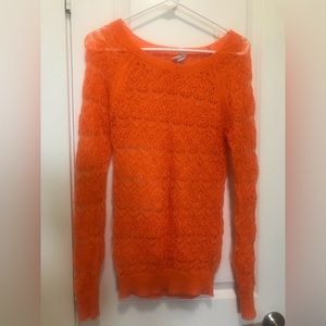 Aearopostale Sweater orange fall fashion XS